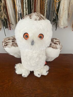 Plush White snowy  Owl  - mint condition